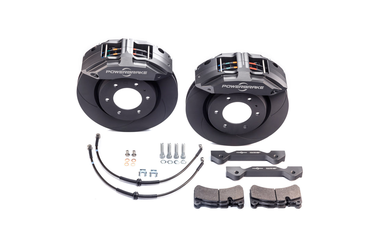 LX570 (M12 mounting bracket) 08-15 Stage-1: 6 Piston Caliper & 14.6" 1-Piece Rotor Hard / Grey - Roam Overland Outfitters