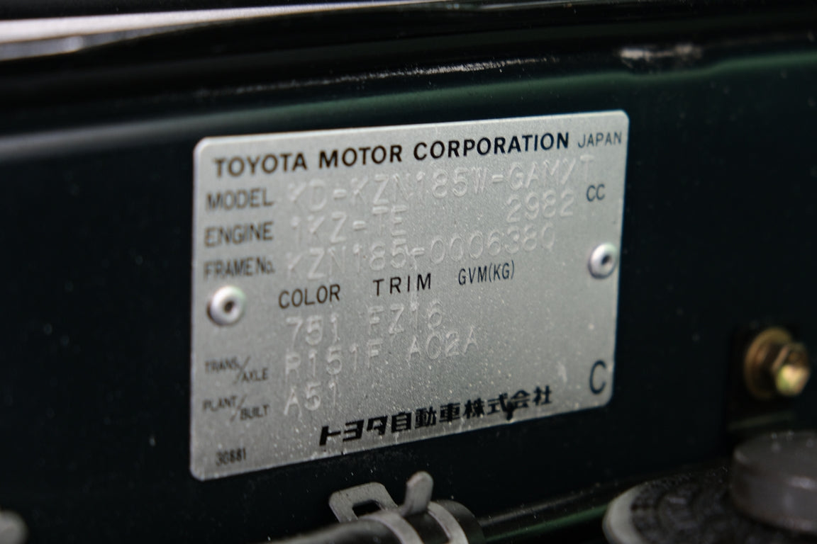 1996 Toyota Hilux Surf SSR-X Diesel Manual For Sale - Roam Overland Outfitters