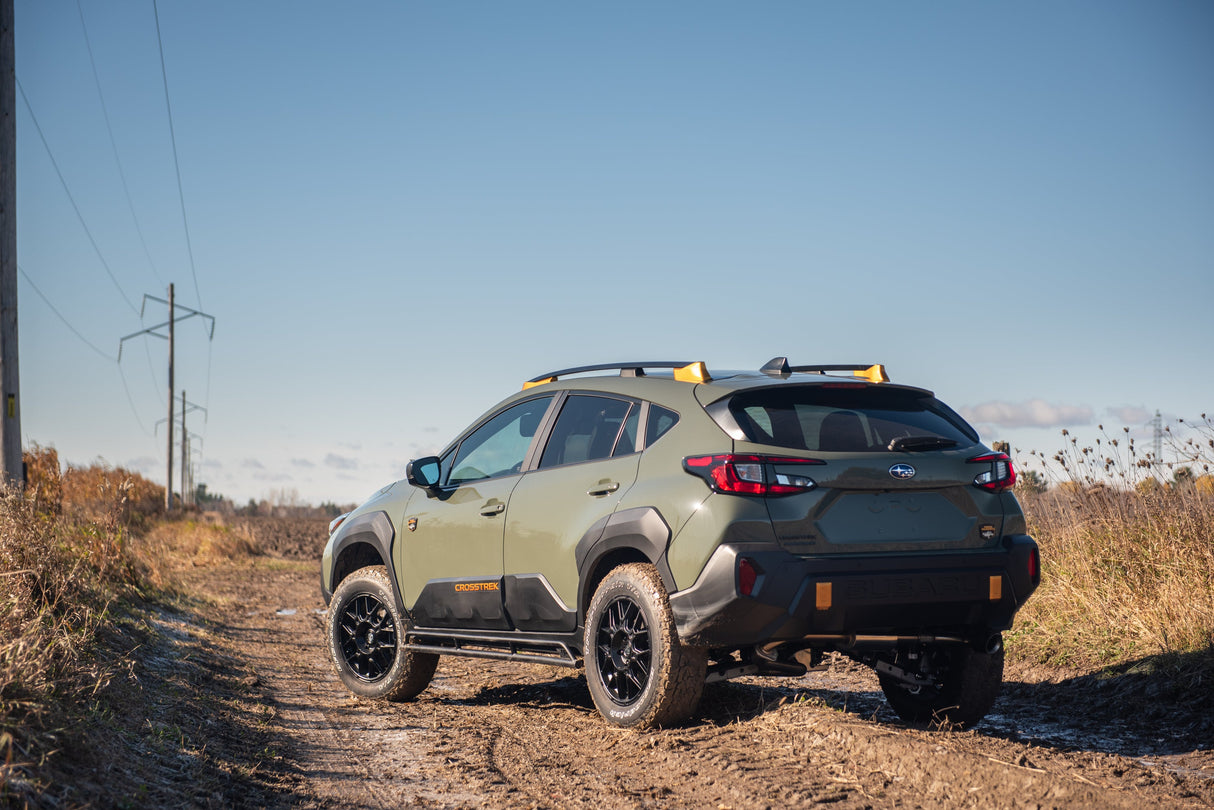 LP Aventure Rock sliders - Subaru Crosstrek - 2018-2025 / Crosstrek Wilderness 2024+ - Roam Overland Outfitters
