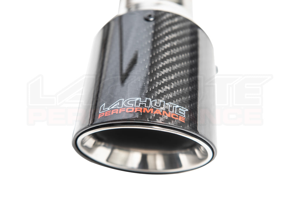 Lachute Performance muffler delete - 2018-2025 Subaru Crosstrek/ Crosstrek Wilderness 2024+ - Carbon fiber tip - Roam Overland Outfitters