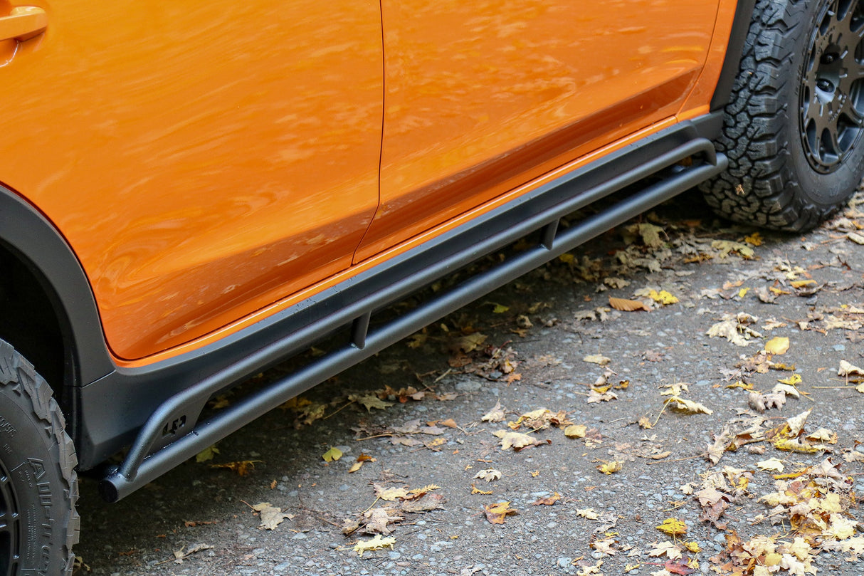 LP Aventure Rock sliders - Subaru Crosstrek - 2018-2025 / Crosstrek Wilderness 2024+ - Roam Overland Outfitters