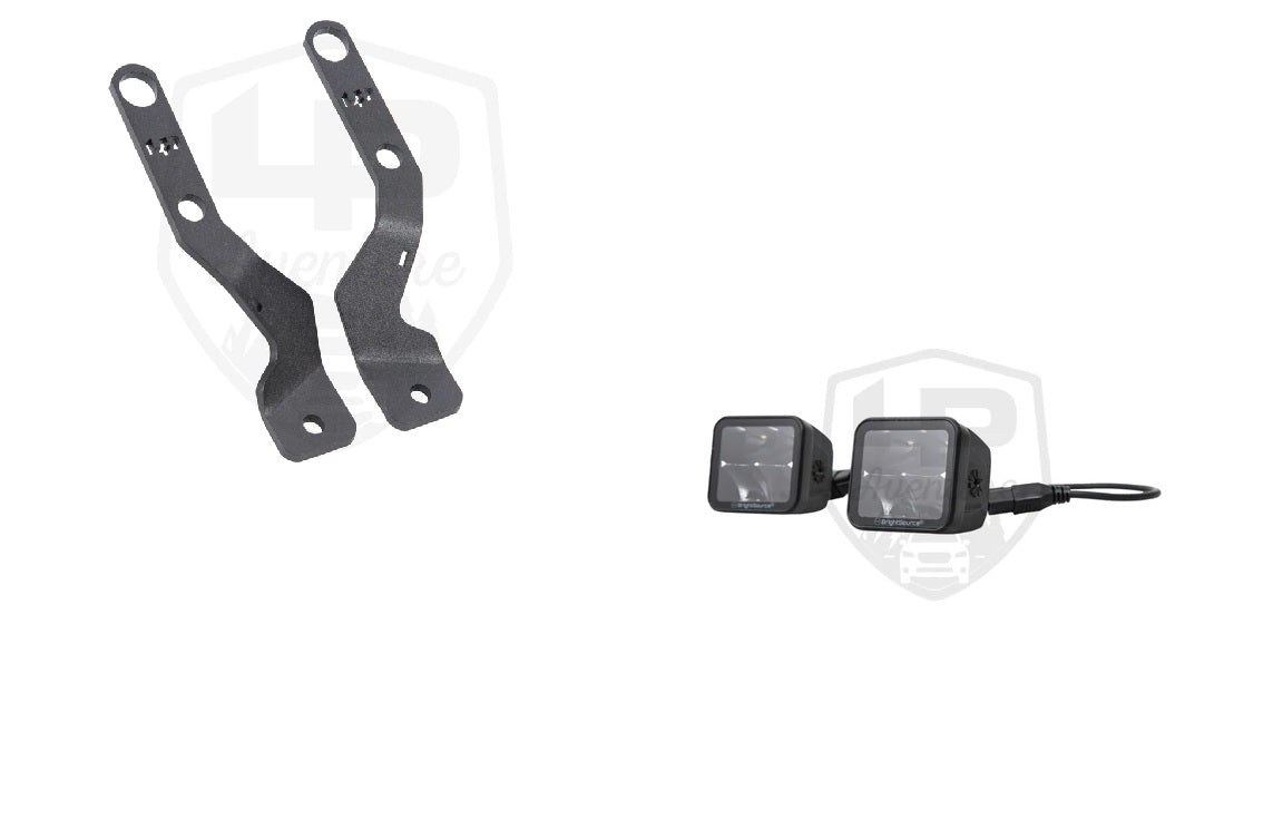 LP Aventure - Hood light brackets (Pair) - 2016-2018 Toyota RAV4 - Roam Overland Outfitters