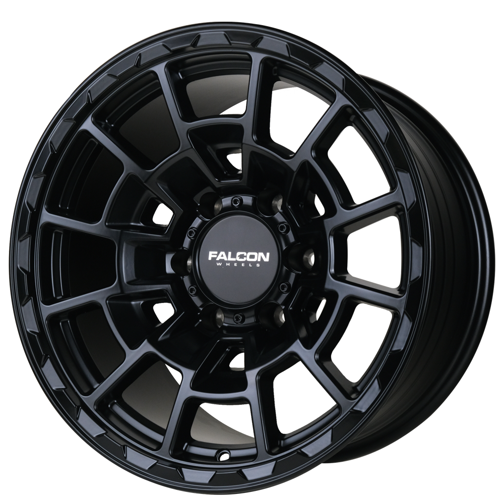 Falcon Wheels T4 17x9 in Matte Black - Roam Overland Outfitters