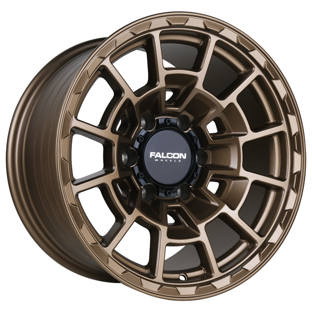 Falcon Wheels T4 17x9 in Matte Bronze - Roam Overland Outfitters