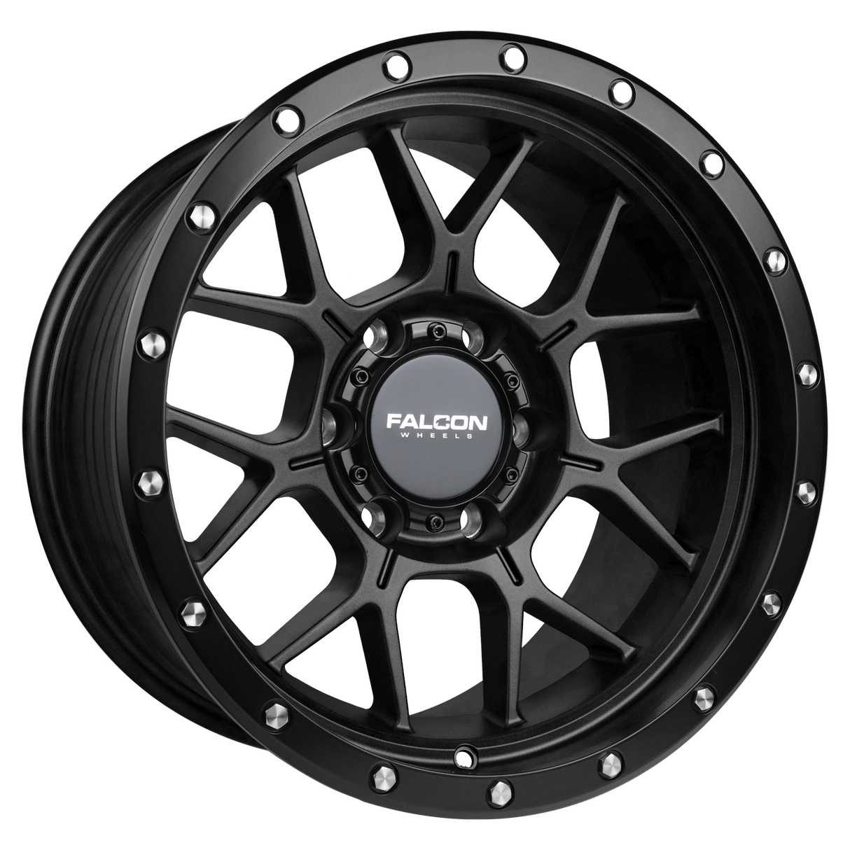 Falcon Wheel TX Titan 17x9 in Matte Black - Roam Overland Outfitters