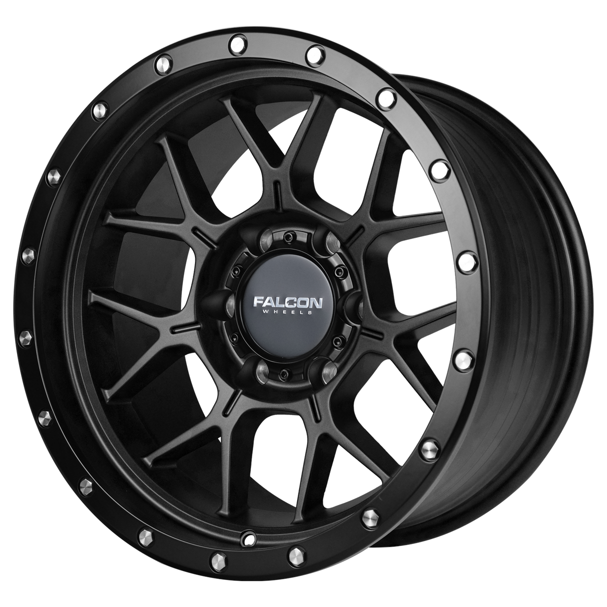 Falcon Wheel TX Titan 17x9 in Matte Black - Roam Overland Outfitters
