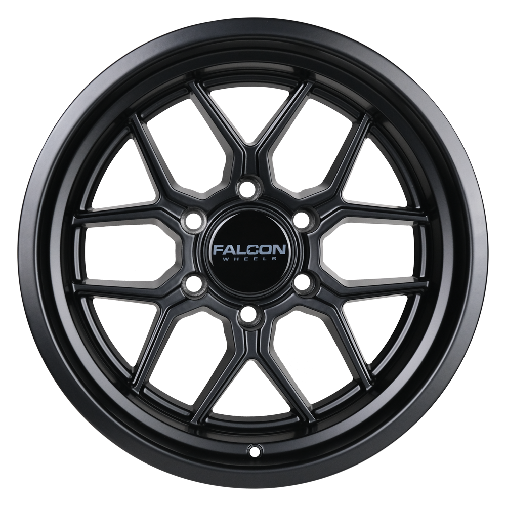 Falcon Wheels TX1 Apollo 17x9 Matte Black - Roam Overland Outfitters
