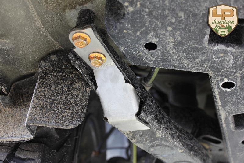 LP Aventure front subframe support plate guards - Roam Overland Outfitters