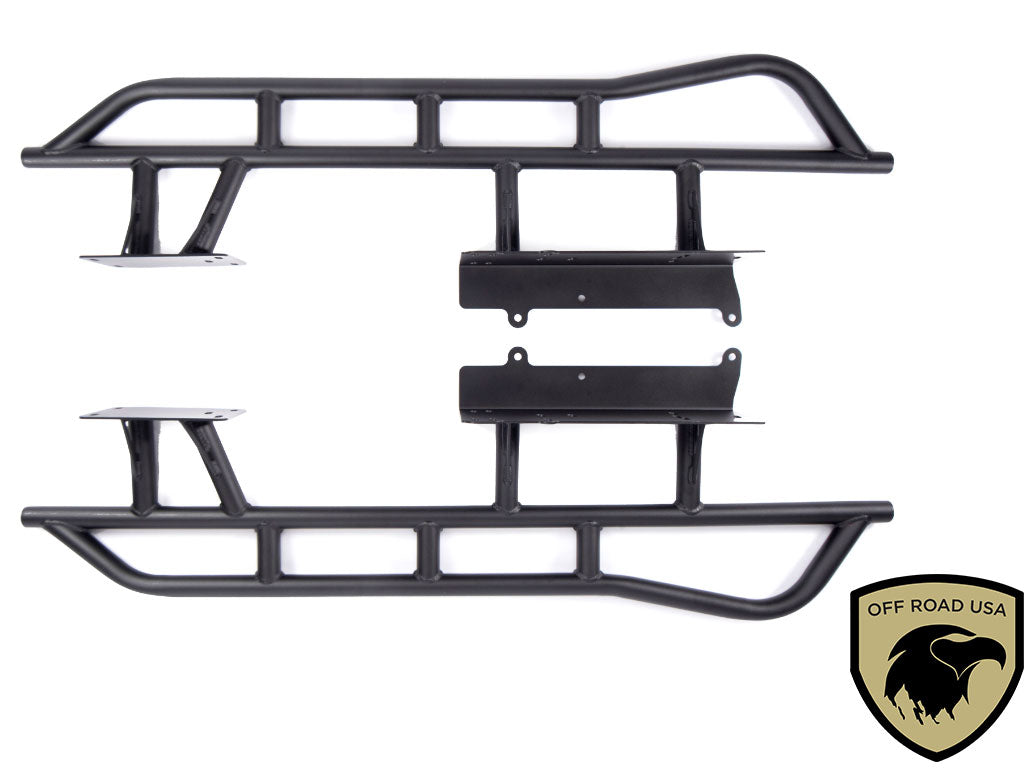 2010-2022 TOYOTA 4RUNNER STEP EDITION BOLT ON ROCK SLIDERS - Roam Overland Outfitters