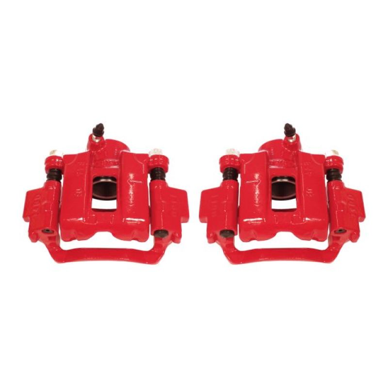 Power Stop 10-18 Lexus GX460 Rear Red Calipers w/Brackets - Pair - Roam Overland Outfitters