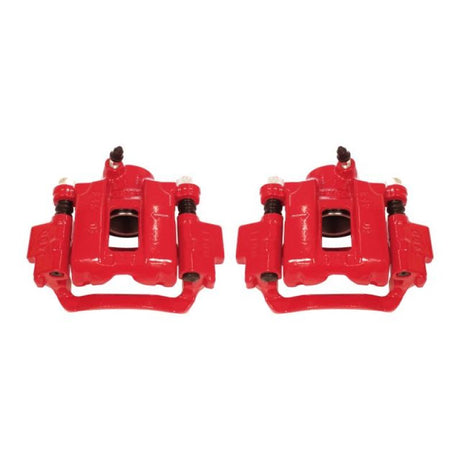 Power Stop 10-18 Lexus GX460 Rear Red Calipers w/Brackets - Pair - Roam Overland Outfitters