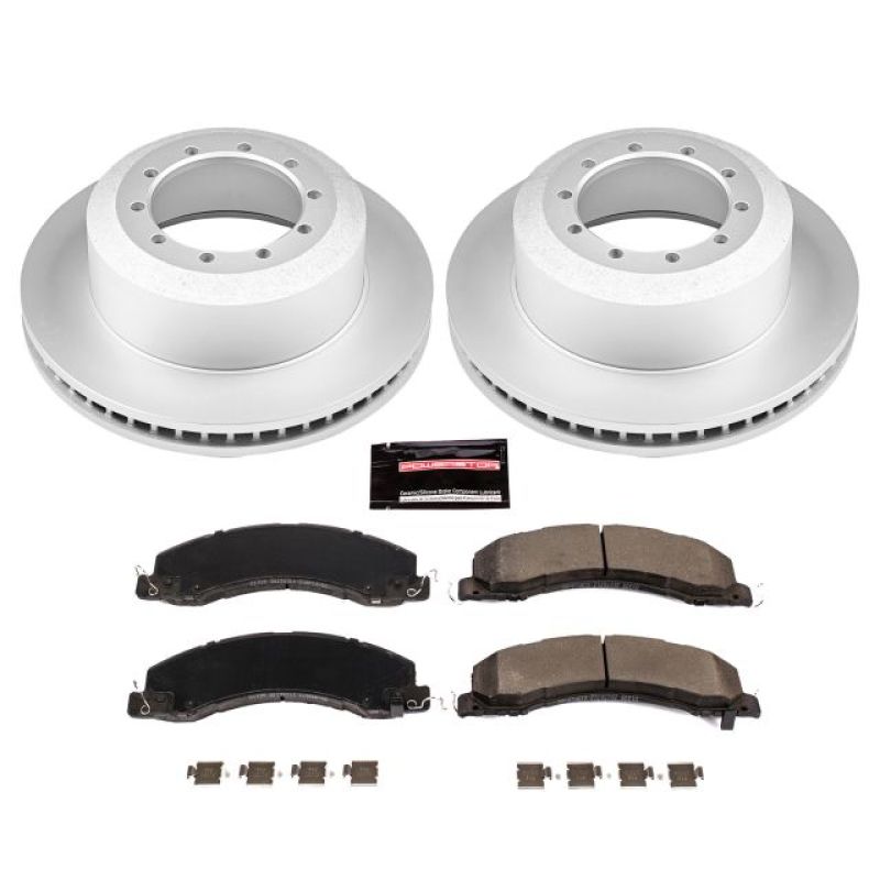Power Stop 11-12 Ram 4500 Rear Z17 Evolution Geomet Coated Brake Kit - Roam Overland Outfitters