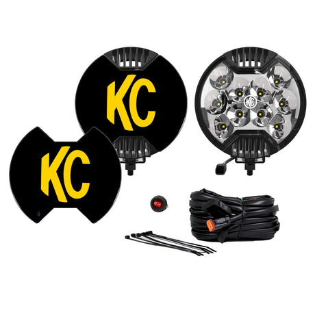 6 inch SlimLite LED - 2-Light System - 50W Spot Beam - Roam Overland Outfitters