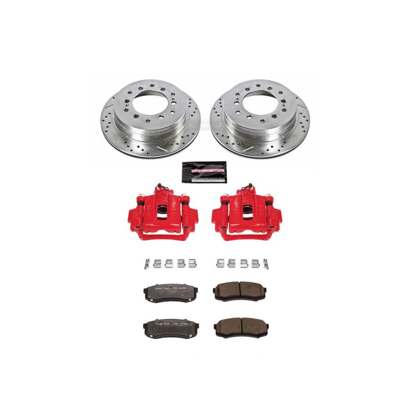 Power Stop 03-09 Toyota 4Runner Rear Z36 Truck & Tow Brake Kit w/Calipers - Roam Overland Outfitters