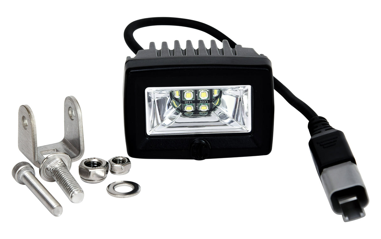 KC Hilites 2 in C-Series C2 LED - Single Light - 20W Flood Beam - Roam Overland Outfitters