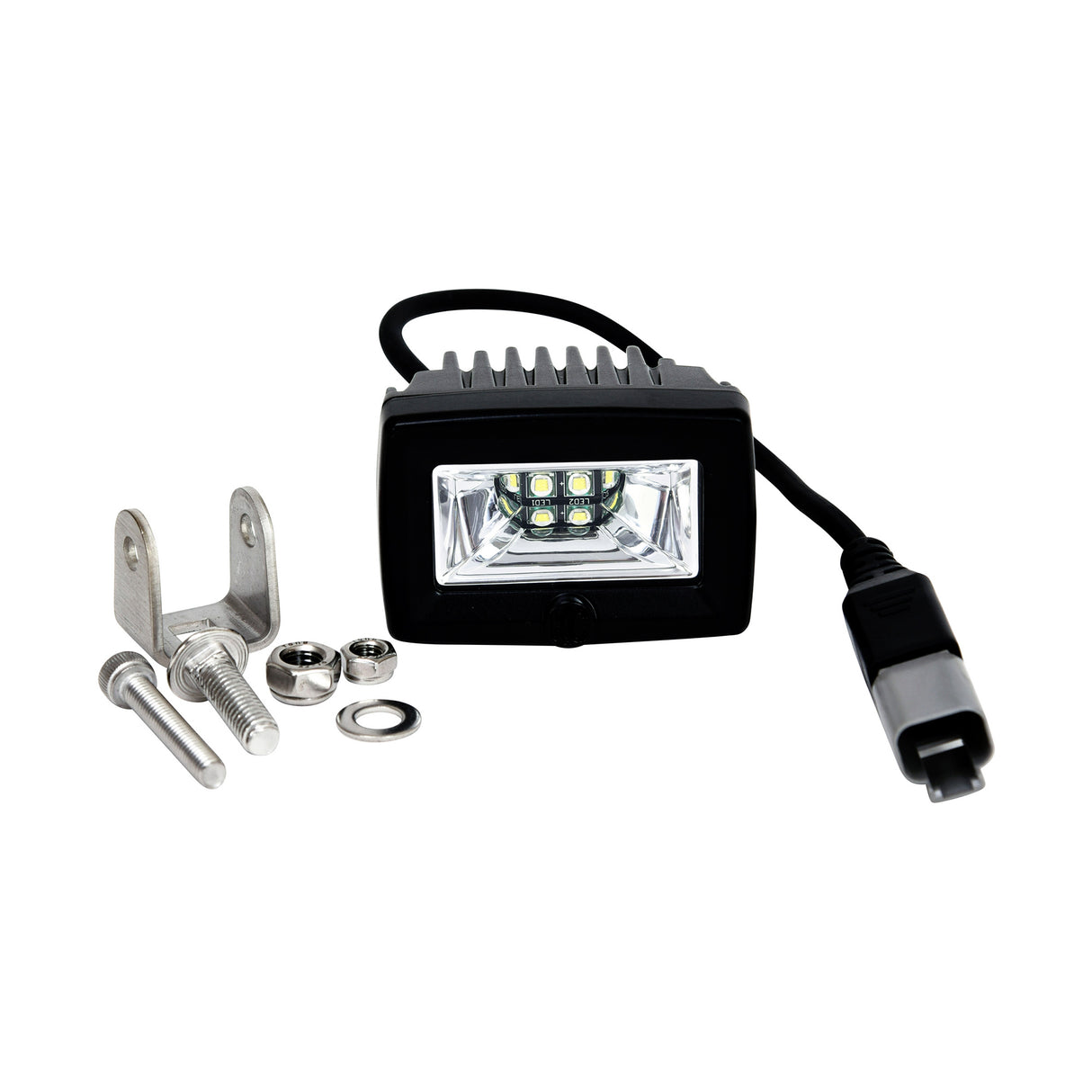 KC Hilites 2 in C-Series C2 LED - Single Light - Backup - 20W Flood Beam - Roam Overland Outfitters