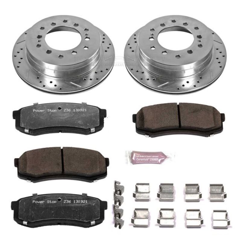 Power Stop 03-09 Lexus GX470 Rear Z36 Truck & Tow Brake Kit - Roam Overland Outfitters
