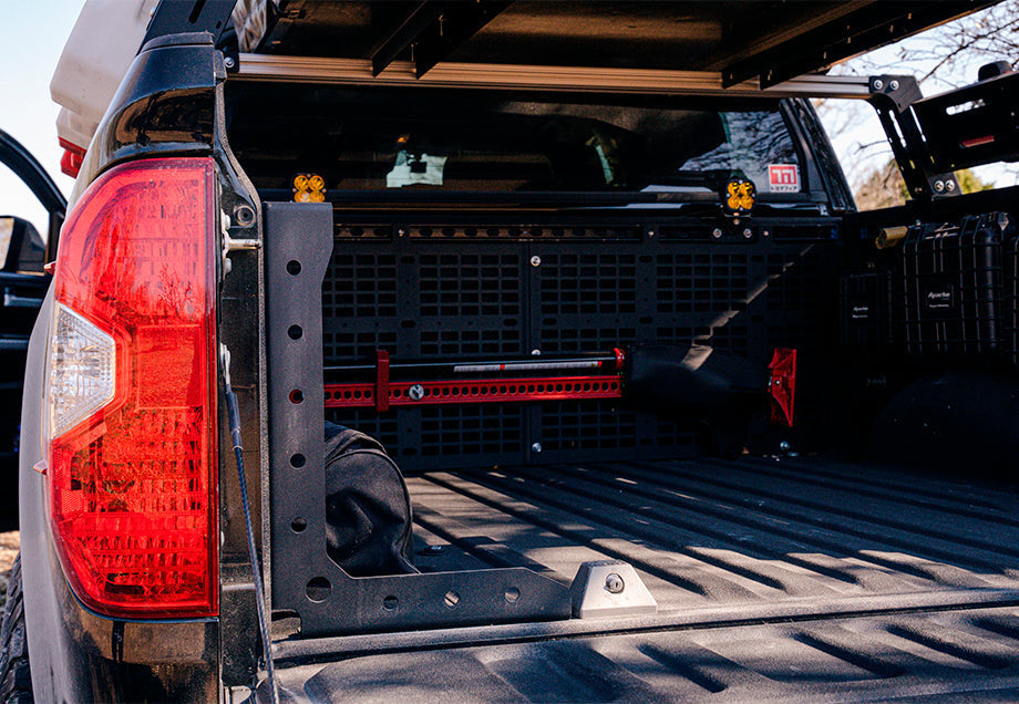 2007-2021 Toyota Tundra Bed Channel Supports - Roam Overland Outfitters