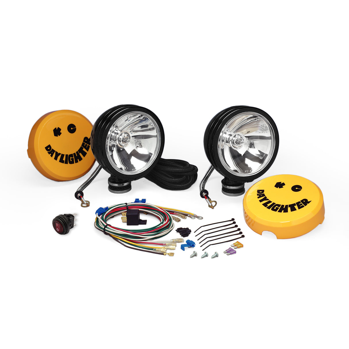 KC Hilites 6 in Daylighter Halogen - 2-Light System - 100W Spot Beam - Roam Overland Outfitters