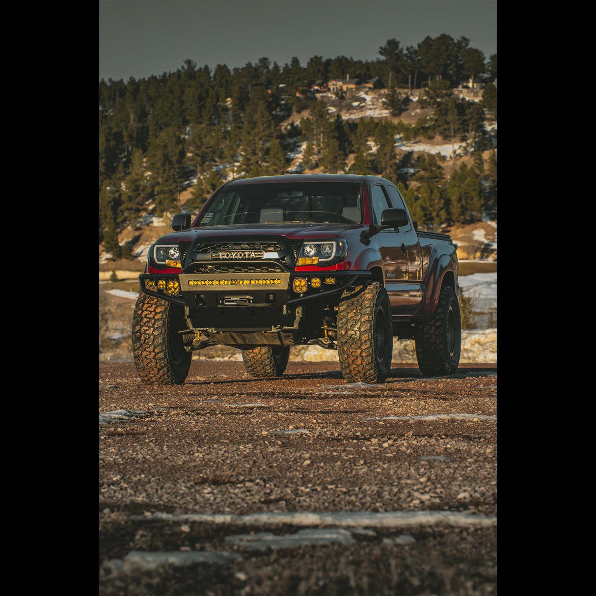Tacoma Hybrid Front Bumper / 2nd Gen / 2005-2011 - Roam Overland Outfitters