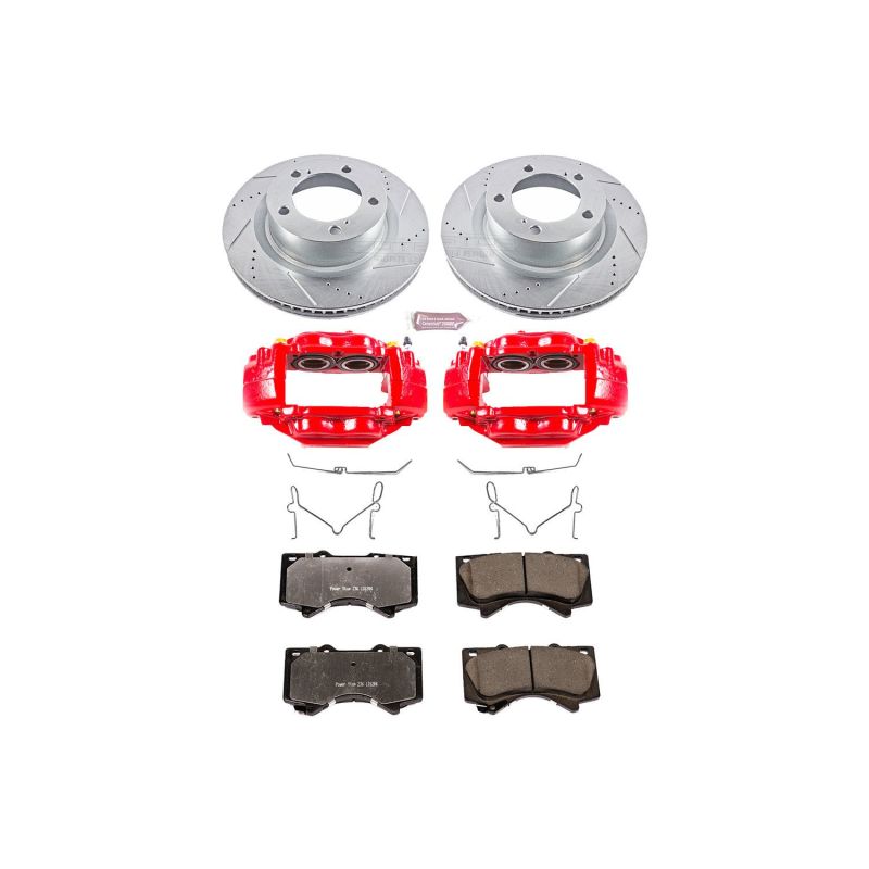 Power Stop 08-19 Toyota Sequoia Front Z36 Truck & Tow Brake Kit w/Calipers - Roam Overland Outfitters