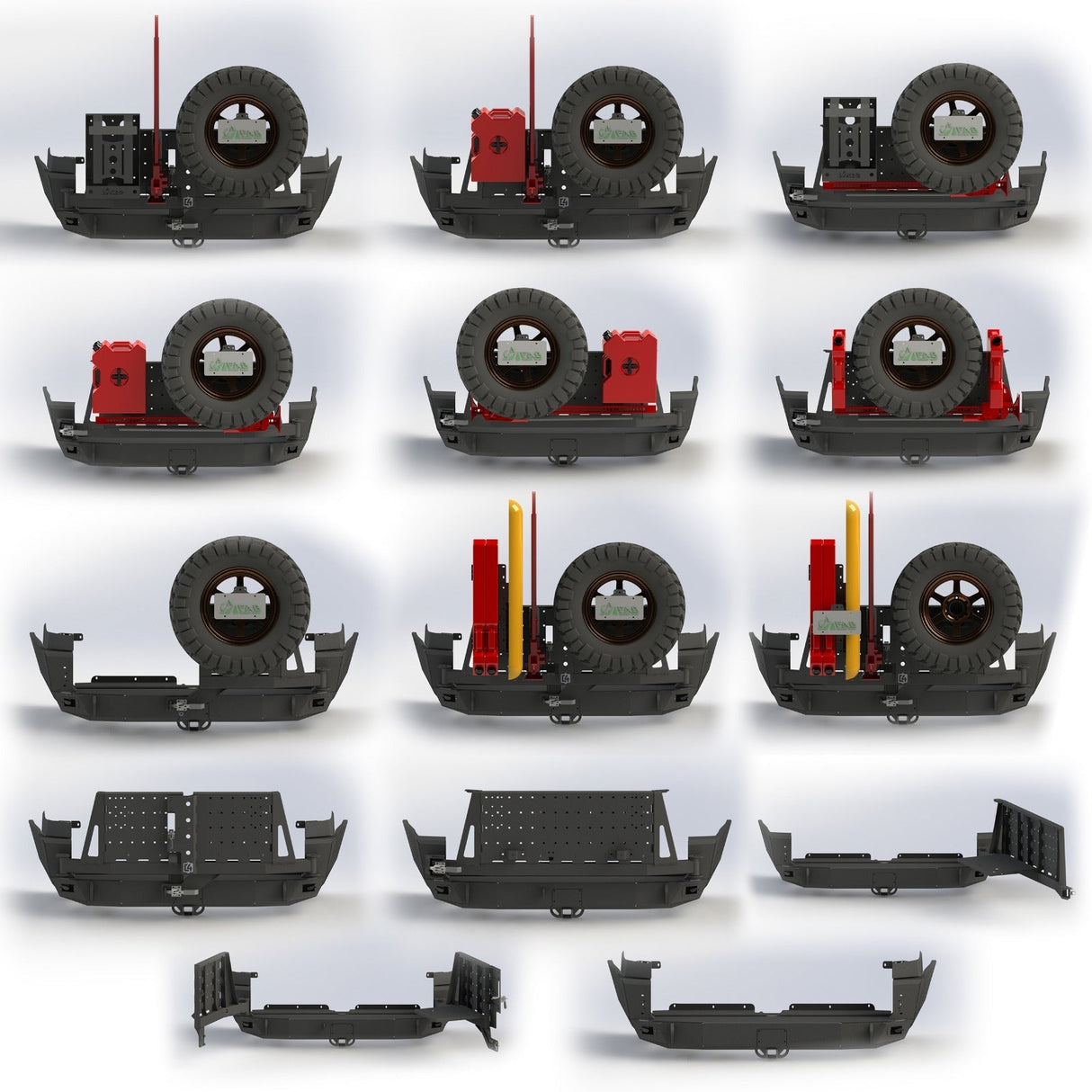 4Runner Overland Series Rear Bumper / 5th Gen / 2010+ - Roam Overland Outfitters