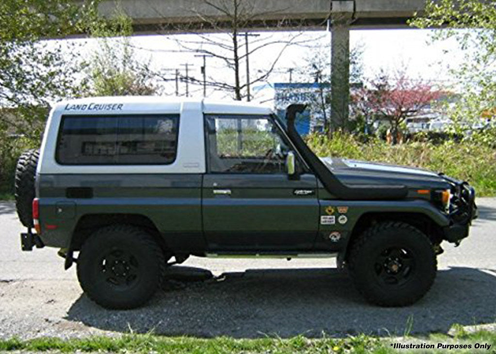 DOBINSONS SNORKEL KIT FOR TOYOTA LAND CRUISER 70 SERIES ROUND HEADLIGHT 4.2L DIESEL - RIGHT SIDE MOUNT - SN59-3375 - Roam Overland Outfitters