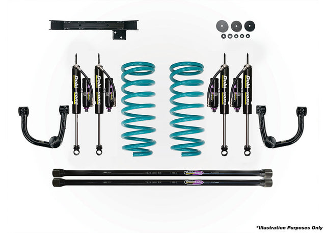 Dobinsons 2.5-3.0" MRR 3-Way Adjustable Lift Kit for Toyota Land Cruiser 100 Series / Lexus LX470 1998-2007 - DSSKITMRA75 - DSSKITMRA75 - Roam Overland Outfitters