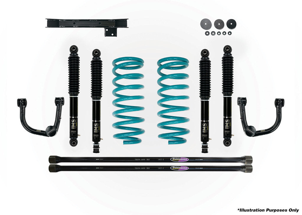 Dobinsons 2.5-3.0" IMS Lift Kit for Toyota Land Cruiser 100 Series / Lexus LX470 1998-2007 - DSSKITIMS75 - DSSKITIMS75 - Roam Overland Outfitters