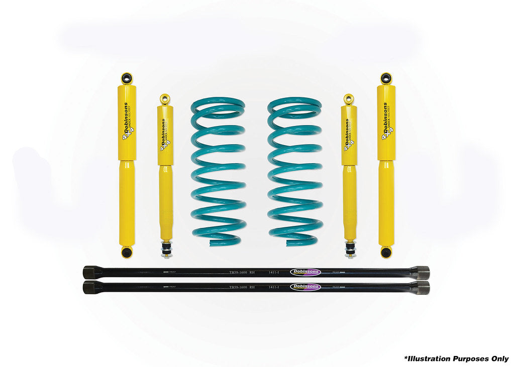 Dobinsons Full Suspension Kit for Toyota 4Runner 2nd Generation - LN130, RN130, YN130, VZN130 (V6) 11/1989 to 1997 - DSSKIT89 - DSSKIT89 - Roam Overland Outfitters