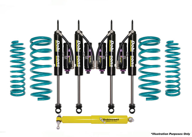 Dobinsons 1.75" up to 2.5" MRR 3-way Adjustable Lift Kit for Toyota Land Cruiser 80 Series 1990-97 (Build Your Kit) - DSSKITMRA3 - DSSKITMRA3 - Roam Overland Outfitters