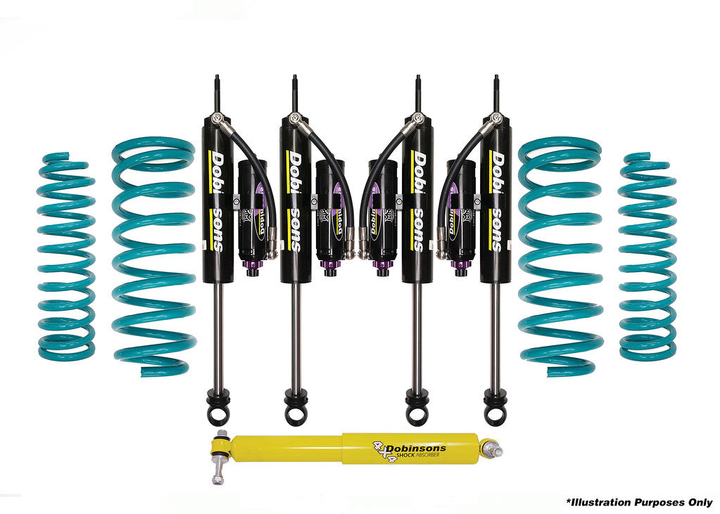 Dobinsons Stock Height Restoration MRR 3-way Adjustable Kit for 1990-97 Toyota Land Cruiser 80 Series - DSSKITMRA2 - DSSKITMRA2 - Roam Overland Outfitters