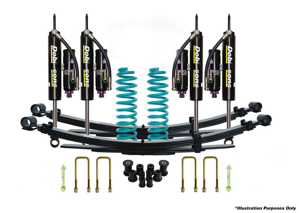 Dobinsons 4x4 0"-2" MRR 3-Way Adjustable Suspension Kit for Toyota Landcruiser 79 Series - FZJ79, HZJ79, HDJ79, VDJ79, GRJ79 09/1999 on - DSSKITMRA921 - DSSKITMRA921 - Roam Overland Outfitters