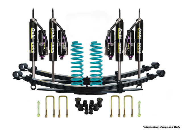 Dobinsons 4x4 0"-2" MRR 3-Way Adjustable Suspension Kit for Toyota Landcruiser 79 Series - FZJ79, HZJ79, HDJ79, VDJ79, GRJ79 09/1999 on - DSSKITMRA921 - DSSKITMRA921 - Roam Overland Outfitters