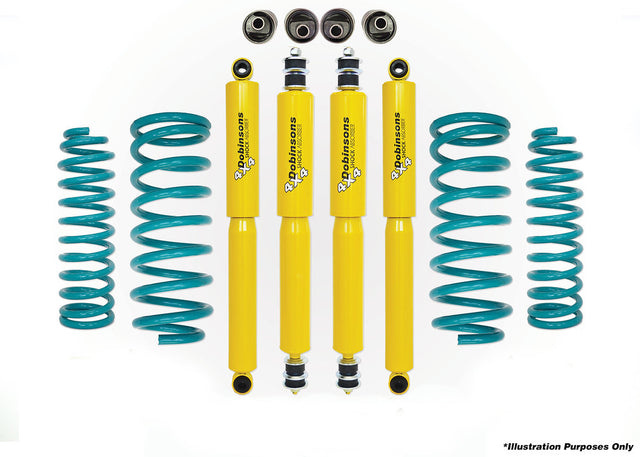 Dobinsons 1.75-2.5" Lift Kit Toyota Landcruiser 70 Series  Prado I, Landcruiser II LJ78/79, RJ77, KZJ78 1987 to 1996 - DSSKIT3941 - DSSKIT3941 - Roam Overland Outfitters