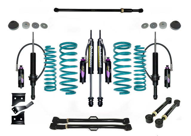 Dobinsons 3-3.5" MRR 3-Way Adjustable Lift Kit For Nissan Navara D23 2014 On - DSSKITMRA1233 - DSSKITMRA1233 - Roam Overland Outfitters
