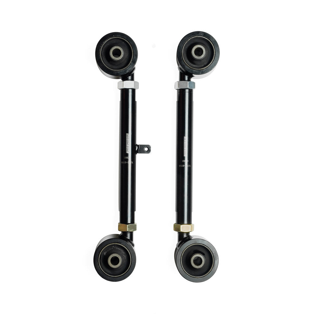 DOBINSONS REAR ADJUSTABLE TUBULAR STEEL SERIES UPPER TRAILING ARMS (PAIR) - TOYOTA LAND CRUISER 200 SERIES & LX570 - WA59-557K - Roam Overland Outfitters