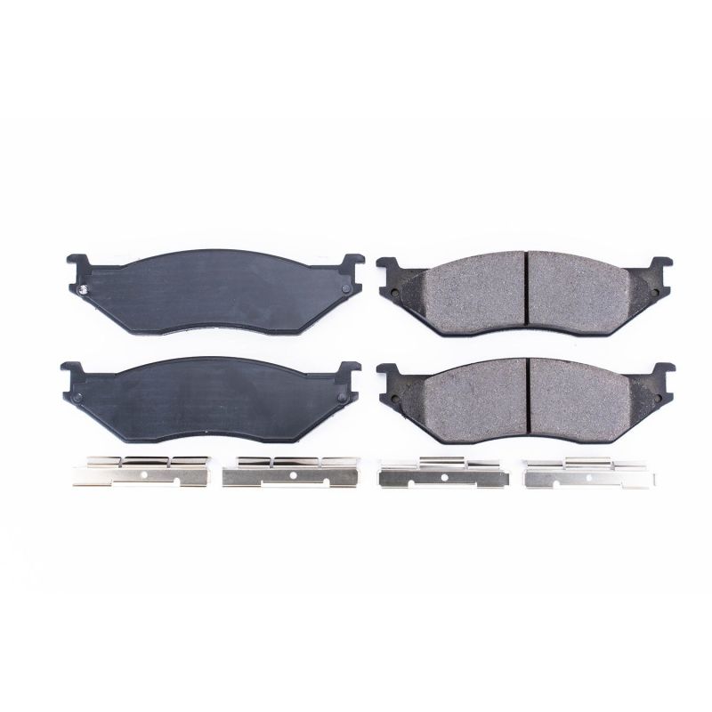 Power Stop 2002 Ford E-550 Econoline SD Front or Rear Z17 Evolution Ceramic Brake Pads w/Hardware - Roam Overland Outfitters