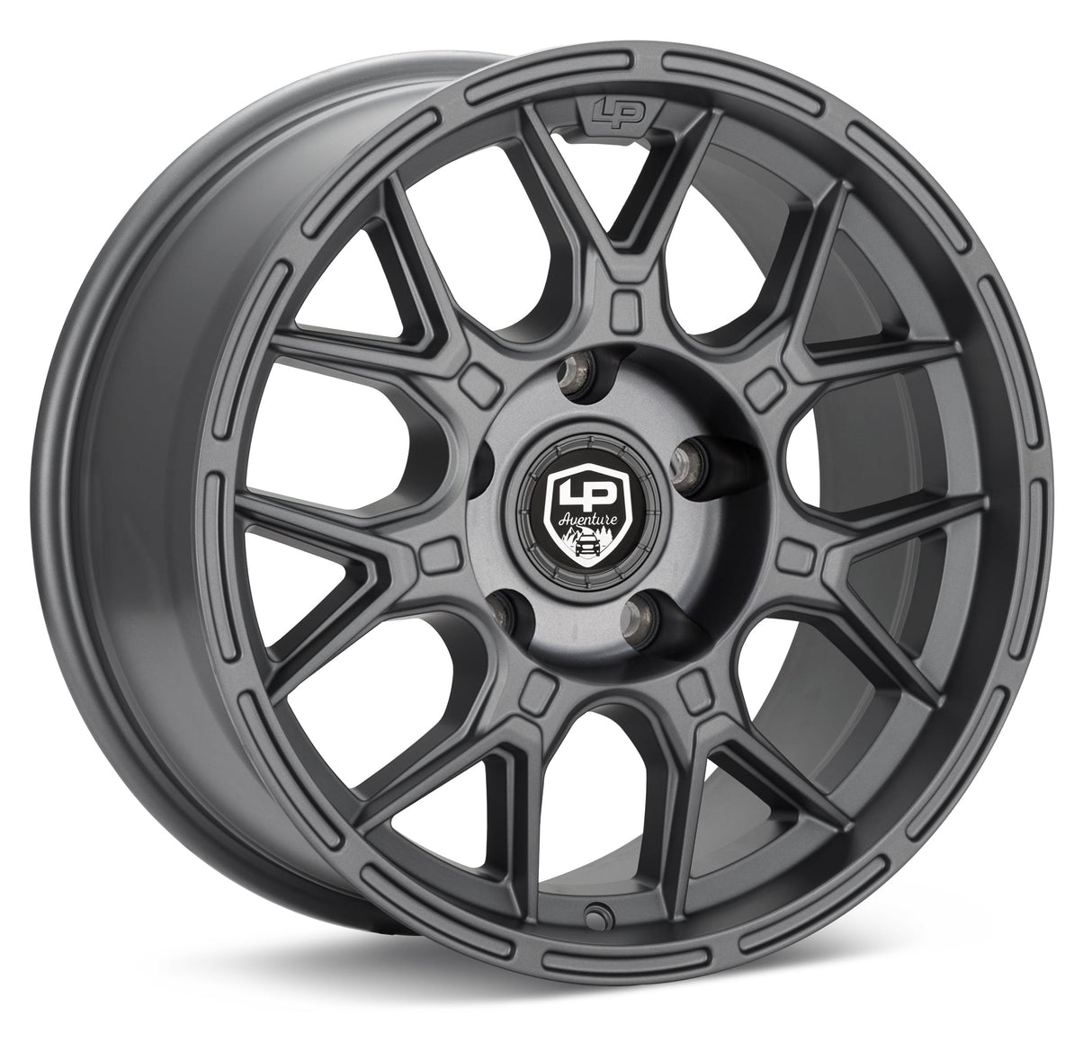 LP Aventure Wheels - LP8- 17x7.5 ET35 5x100 - Light Grey - Roam Overland Outfitters
