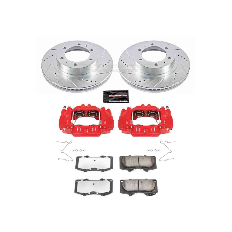 Power Stop 03-09 Toyota 4Runner Front Z36 Truck & Tow Brake Kit w/Calipers - Roam Overland Outfitters