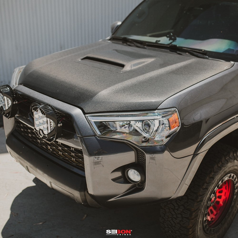 Seibon TR-Style Carbon Fiber Hood | Toyota 4Runner 2010-2021 - Roam Overland Outfitters