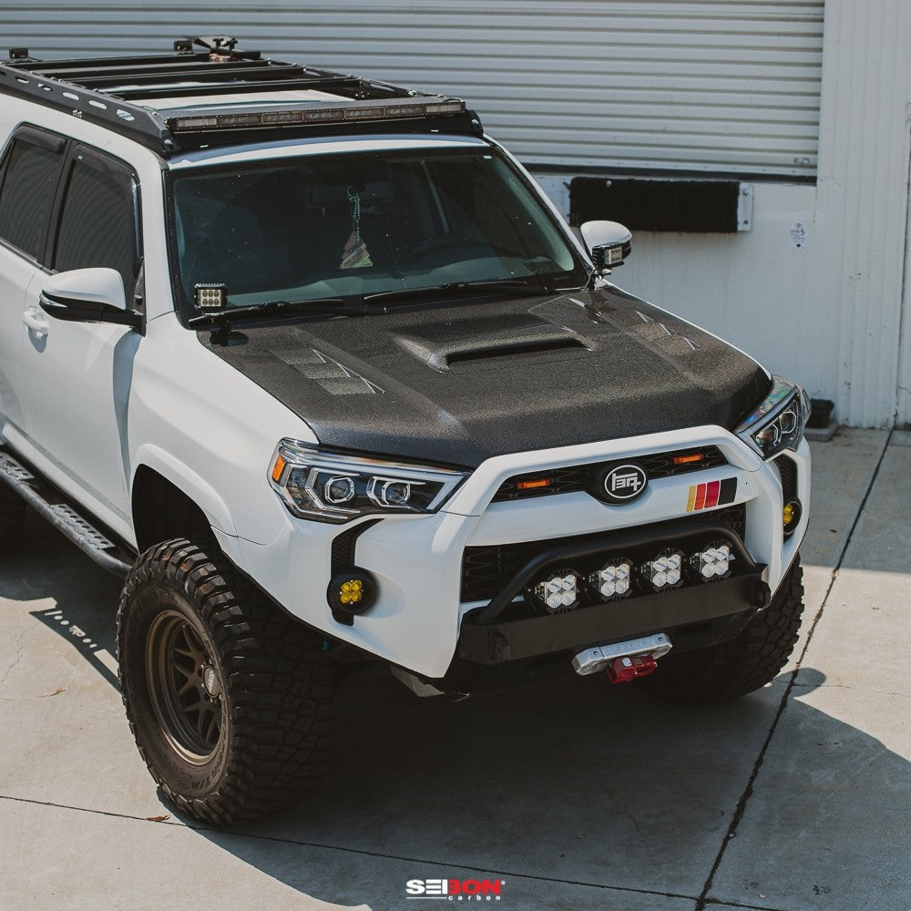 Seibon TS-Style Carbon Fiber Hood | Toyota 4Runner 2010-2021 - Roam Overland Outfitters