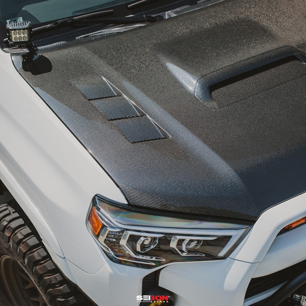 Seibon TS-Style Carbon Fiber Hood | Toyota 4Runner 2010-2021 - Roam Overland Outfitters