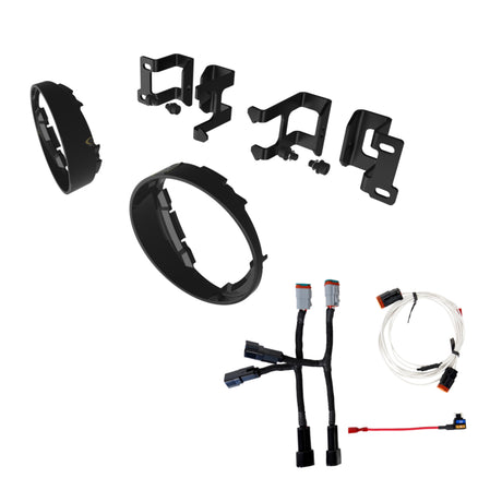 Bracket Set - Fog Pocket Kit for FLEX ERA? 3 - Brackets and Bezels - For Toyota Vehicles (pr) - Roam Overland Outfitters
