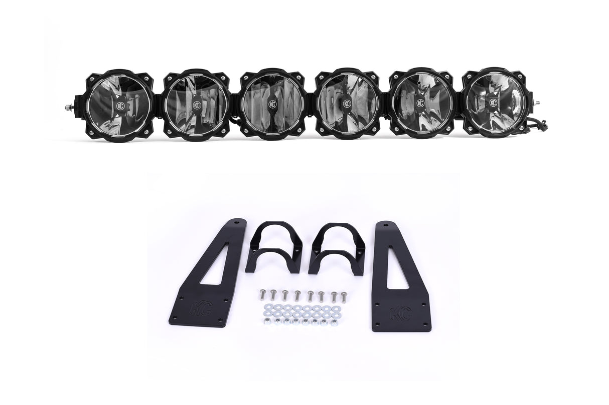 KC Hilites 39 in Pro6 Gravity LED - 6-Light - Light Bar System - 120W Combo Beam - for Can-Am Maverick - Roam Overland Outfitters