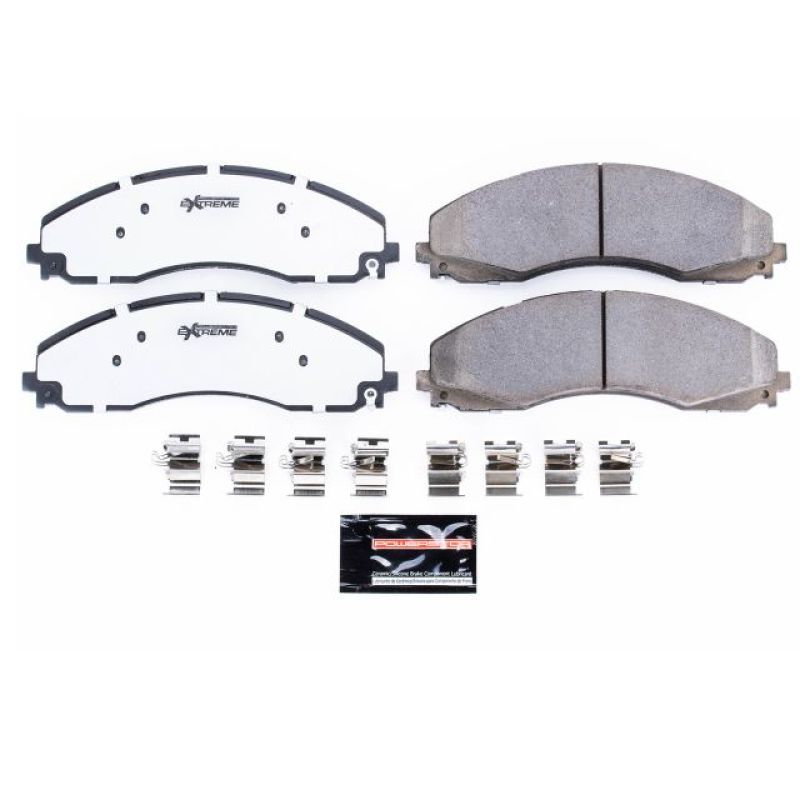 Power Stop 17-19 Ford F-450 Super Duty Front Z36 Truck & Tow Brake Pads w/Hardware - Roam Overland Outfitters