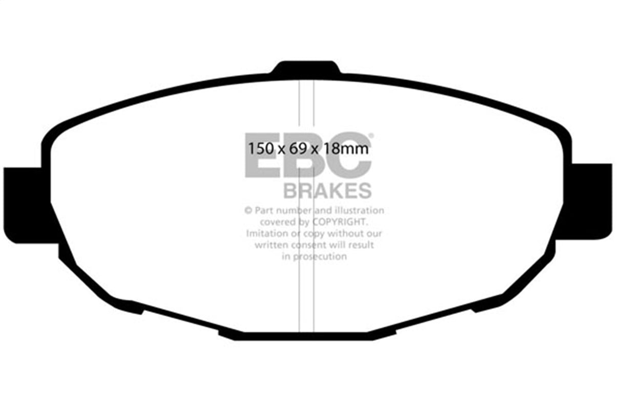 EBC Brakes UD571 Ultimax OEM Replacement Brake Pads - Roam Overland Outfitters
