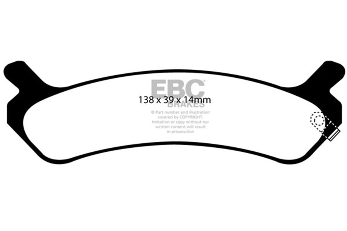 EBC Brakes UD538 Ultimax OEM Replacement Brake Pads - Roam Overland Outfitters