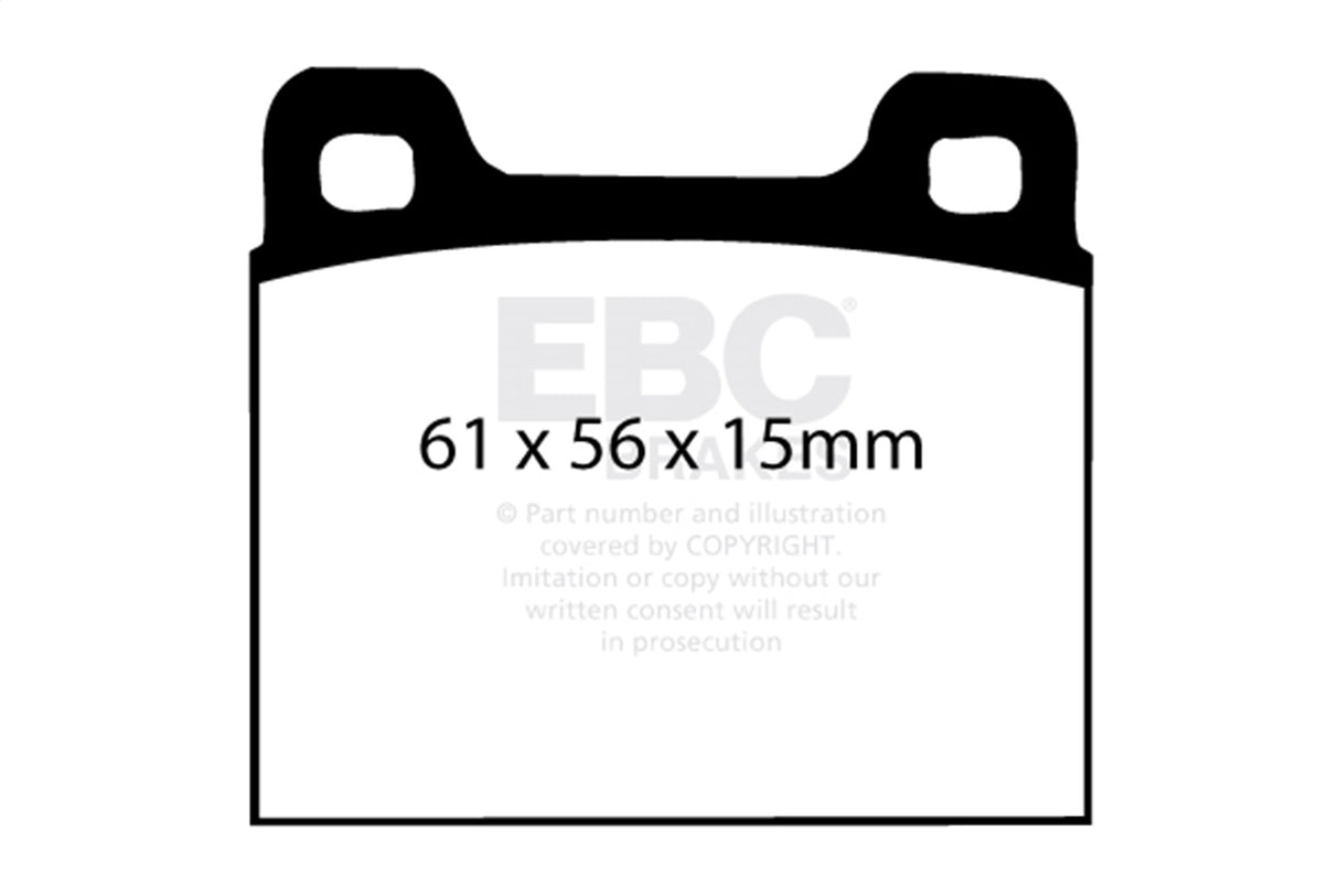 EBC Brakes UD031 Ultimax OEM Replacement Brake Pads - Roam Overland Outfitters