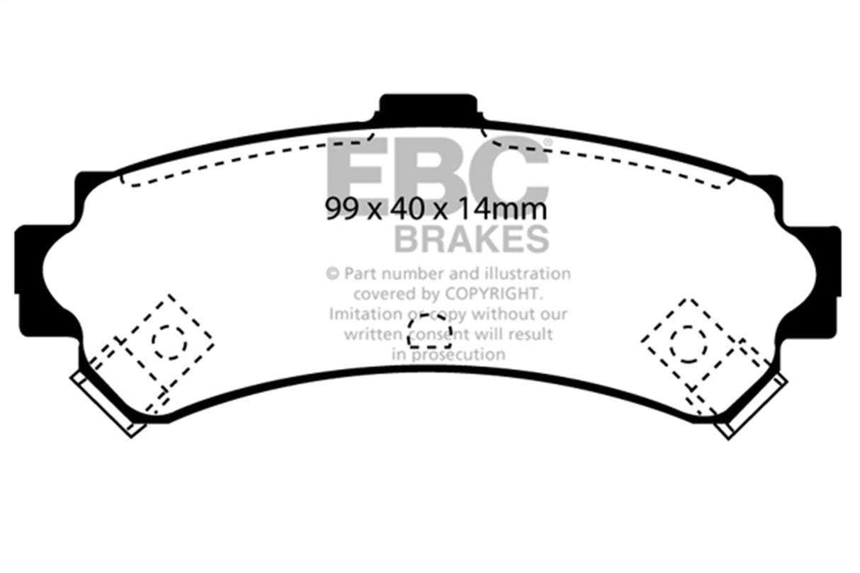 EBC Brakes UD669 Ultimax OEM Replacement Brake Pads - Roam Overland Outfitters